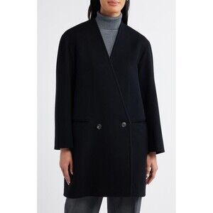 Women's Black Pea Coat